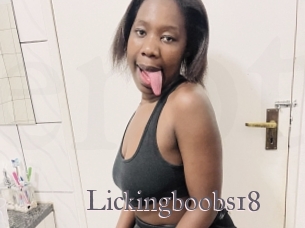 Lickingboobs18