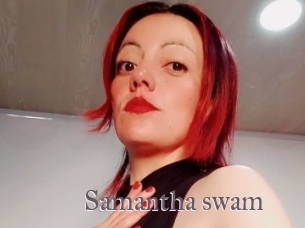 Samantha_swam